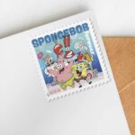 discount child spongebob squarepants stamps cheap in bulk for kid