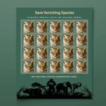 tiger animal discount save vanishing species stamps 2028