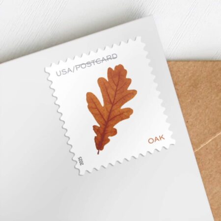 vibrant leaves stamps discount postcard 2027