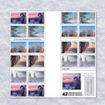 winter landscapes stamps 134