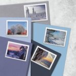 winter landscapes stamps 134